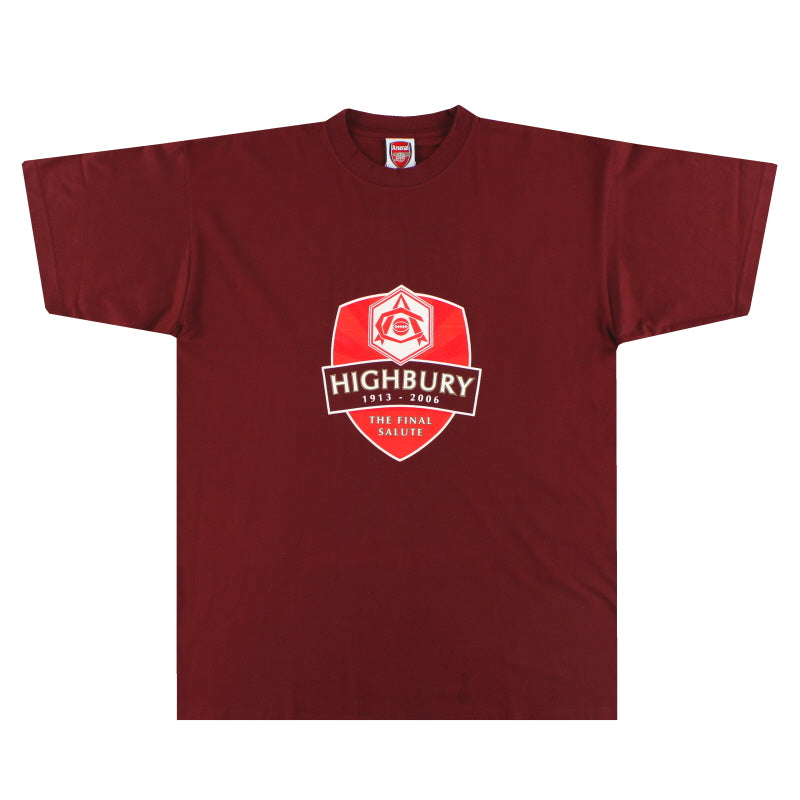 Camiseta gráfica 2005-06 Arsenal 'Highbury' L