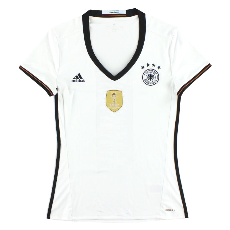 Camiseta de local para mujer adidas de Alemania 2015-16 L