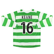 2005-07 Camiseta de local Nike del Celtic Keane #16 Manga larga M