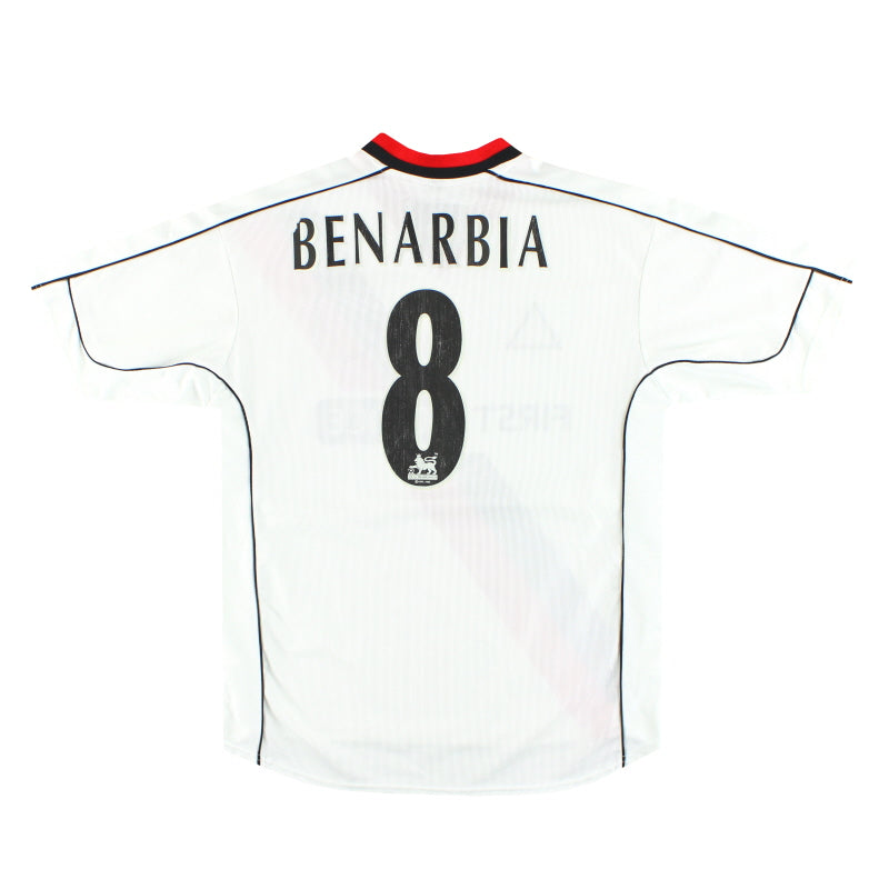 2002-03 Manchester City Le Coq Sportif Camiseta Visitante Benarbia #8 Talla S