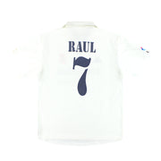 2002-03 Real Madrid camiseta local Centenario adidas Raúl #7 Talla L