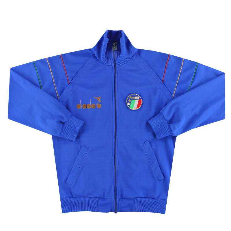 1986 Italy Diadora Track Jacket XL - Classic Football Kit