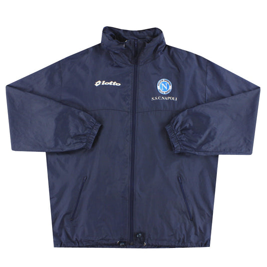 1996-97 Napoli Lotto Hooded Rain Jacket XL