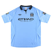 Camiseta Umbro del Manchester City de la temporada 2012-13, talla XXL