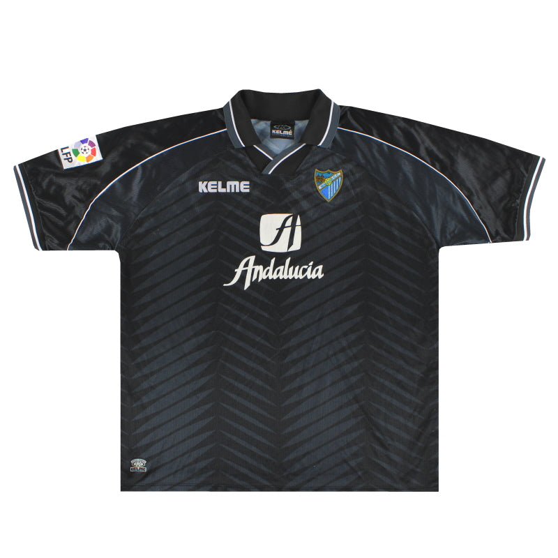 Camiseta de visitante del Malaga Kelme 2000-01 Talla XXL