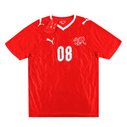 2008-10 Suiza Puma Camiseta Local #08 *con etiquetas* M