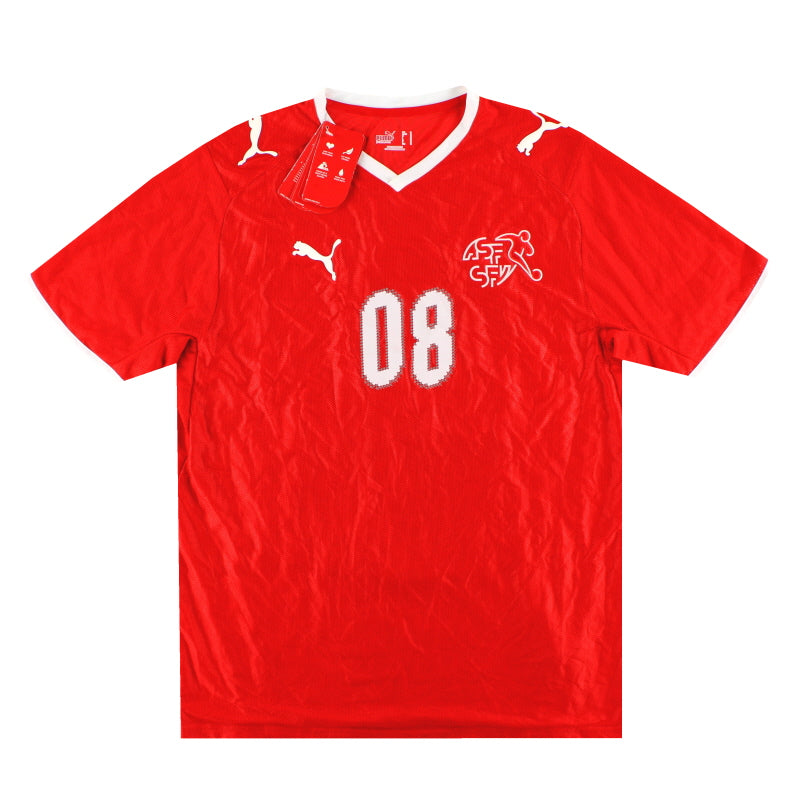 2008-10 Suiza Puma Camiseta Local #08 *con etiquetas* M