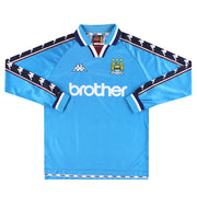 Camiseta Local Manchester City Manga Larga 1997-99