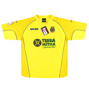 Camiseta de la primera equipación del Villarreal Kelme 2003-04 *con etiquetas* XL