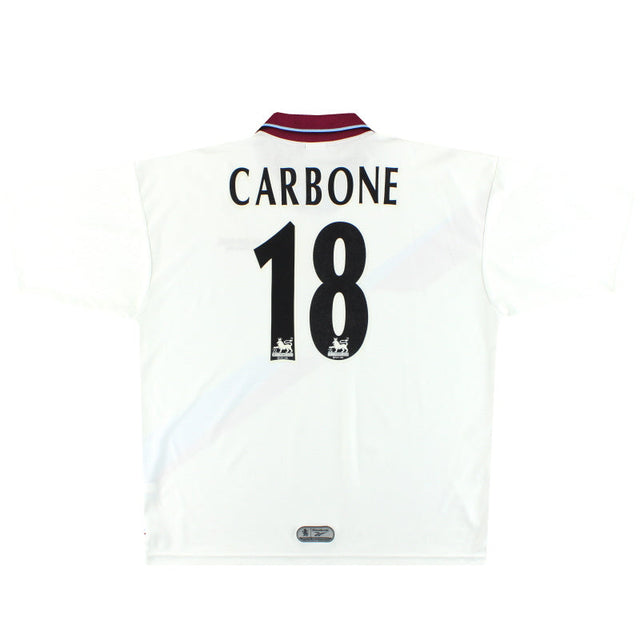 1999-00 Aston Villa Fila 'FA Cup Final' Away Shirt Carbone #18 XL