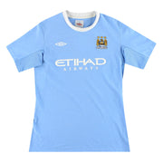 2009-10 Manchester City Umbro Home Shirt Womens's 10 - Classic Football Kit