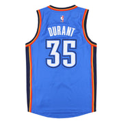 Camiseta Swingman de visitante adidas de los Oklahoma City Thunder 2010-17 Durant #35 *con etiquetas* Talla S