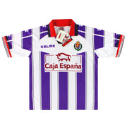 1997-99 Camiseta de casa del Real Valladolid Kelme *con etiquetas* S