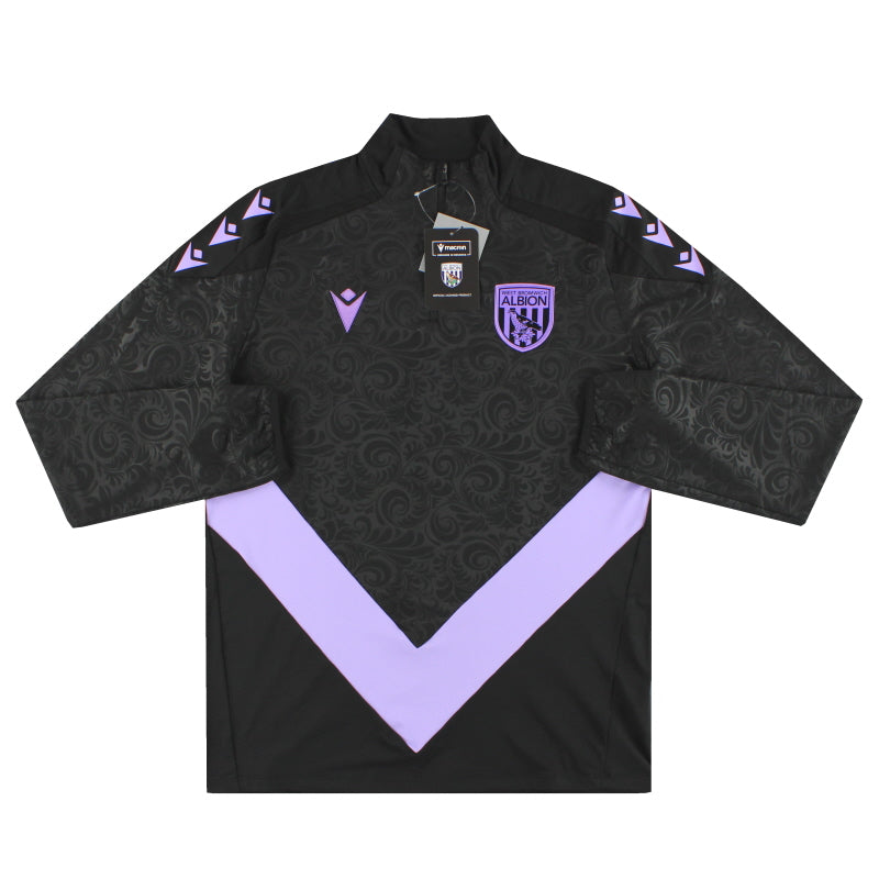 Sudadera de entrenamiento West Brom Macron 1/4 cremallera 2024-25 *con etiquetas* Talla L