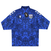 Sudadera de calentamiento 1/4 con cremallera Macron del West Brom 2024-25 *con etiquetas* L