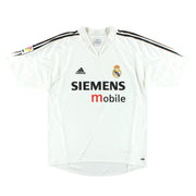 Camiseta de casa del Real Madrid adidas 2004-05 L