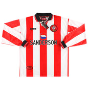 1997-99 Camiseta de local de manga larga Southampton Pony *con etiquetas* XL