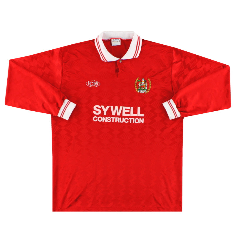 Camiseta local L/S XL Workington AFC ICIS 1996-97