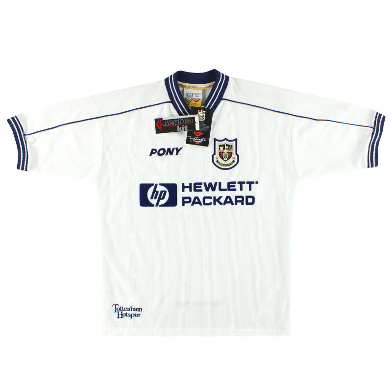 1997-99 Camiseta local Pony del Tottenham *con etiquetas* S