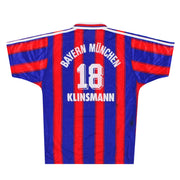 Camiseta del Bayern de Múnich adidas local 1995-97 Klinsmann #18 Talla S