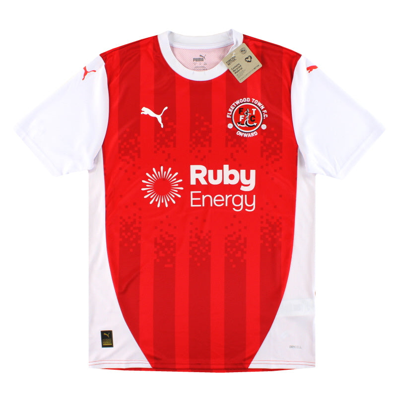 Camiseta de local Puma Fleetwood Town 2024-25 *con etiquetas* M