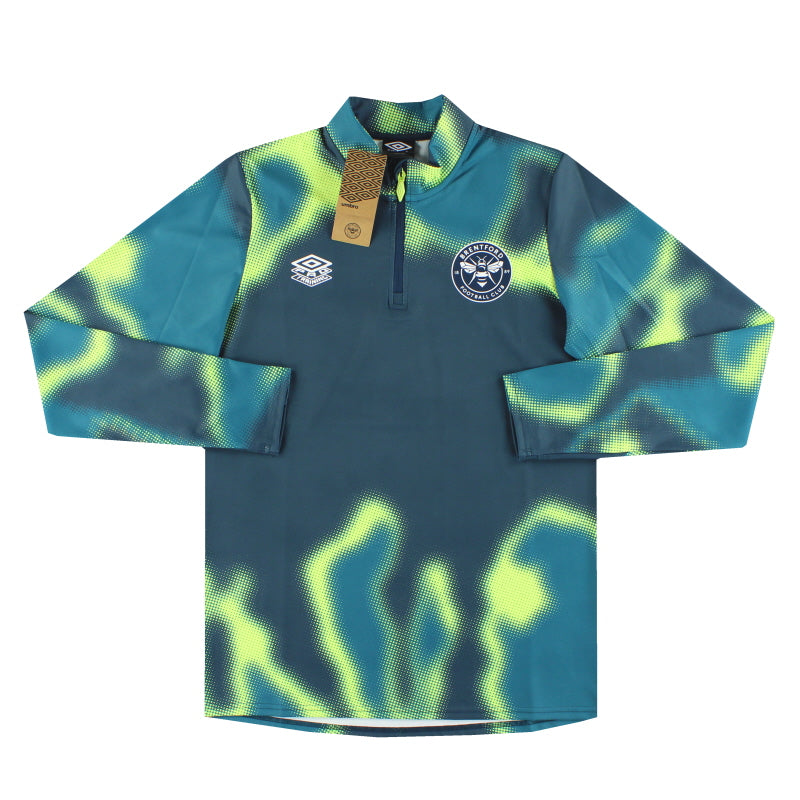 2024-25 Brentford Umbro Sudadera de Calentamiento con Cremallera 1/4 *NUEVA EN CAJA* XL
