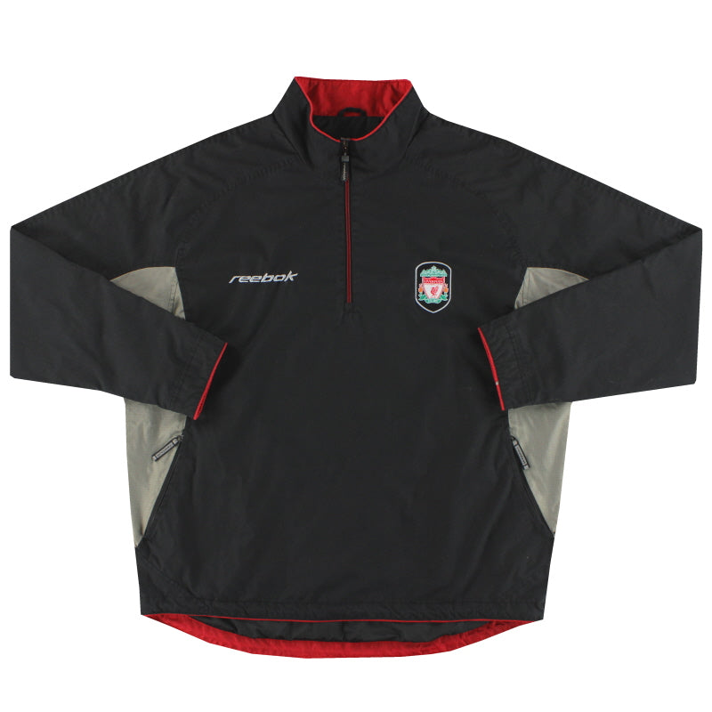 2002-04 Liverpool Reebok Sudadera de entrenamiento 1/2 cremallera XL