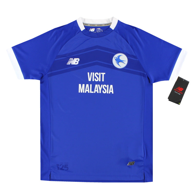 Camiseta de local New Balance Cardiff City 2024-25 *Nueva en caja* Talla XL juvenil