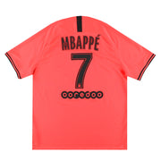 Camiseta Nike de Visitante del Paris Saint-Germain 2019-20, Mbappe #7 XL