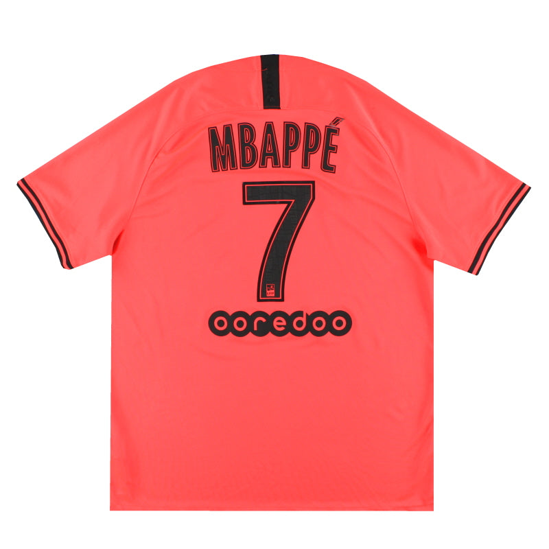 Camiseta Nike de Visitante del Paris Saint-Germain 2019-20, Mbappe #7 XL