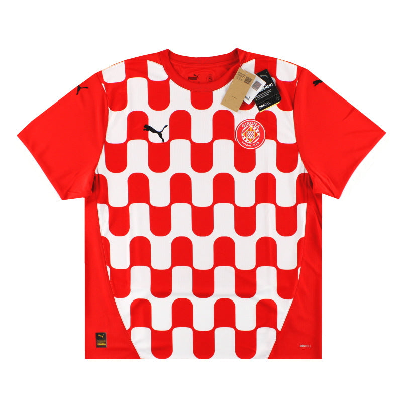 Camiseta de local 2024-25 del Girona Puma *Nueva en Caja* XL