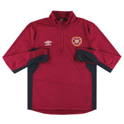2017-18 Hearts Umbro Sudadera de entrenamiento 1/4 cremallera M