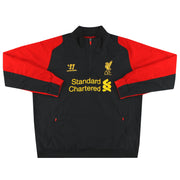 Chaqueta de chándal Liverpool Warrior de 1/4 de cremallera 2014-15 XXL