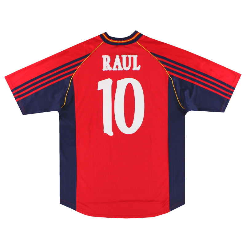 Camiseta España adidas Local 1998-99 Raúl #10 L