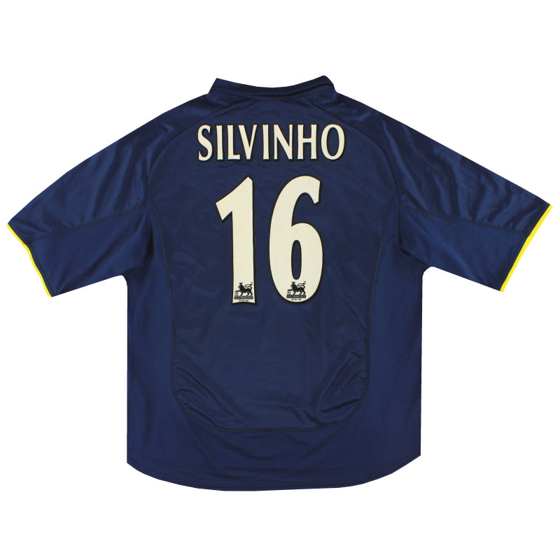 2000-02 Camiseta Europea del Arsenal Nike Silvinho #16 XL