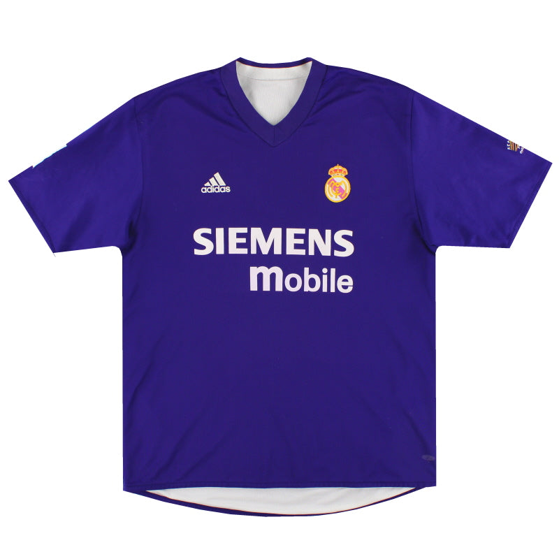 Camiseta Reversible del Tercer Equipamiento adidas del Real Madrid Centenario 2002-03 L