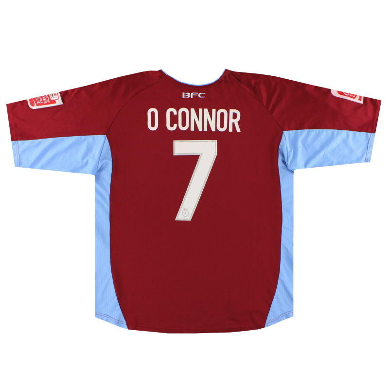 Camiseta local de jugador Burnley 2004-05 O'Connor #7 XL