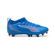Botas de fútbol Puma Ultra 6 Match FG/AG Jnr - Azul Ultra/Blanco Puma/Rojo Brillante