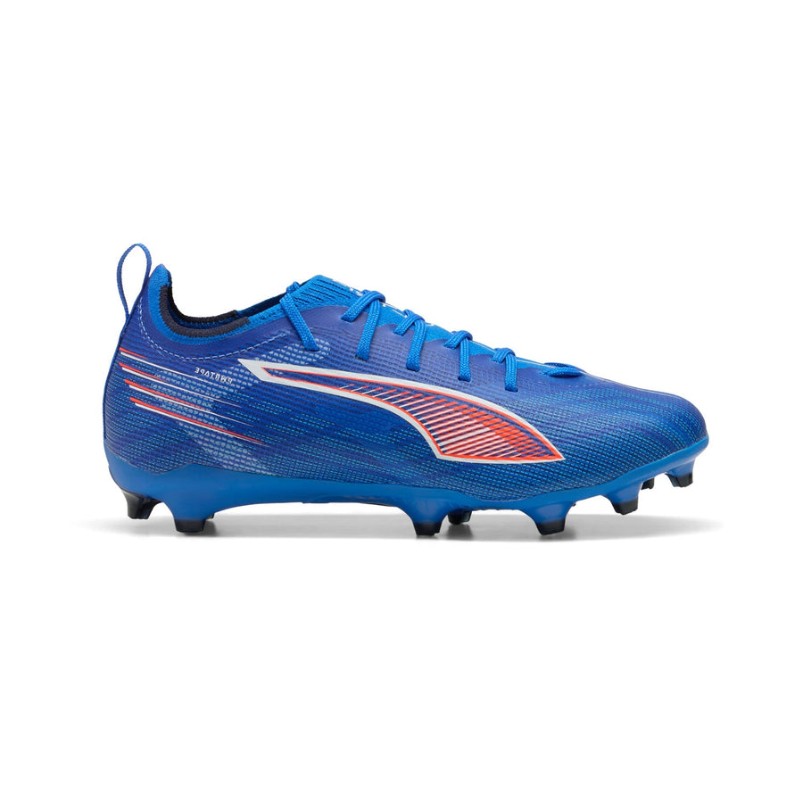 Botas de fútbol Puma Ultra 6 Pro FG/AG Jnr - Azul Ultra/Blanco Puma/Rojo Brillante