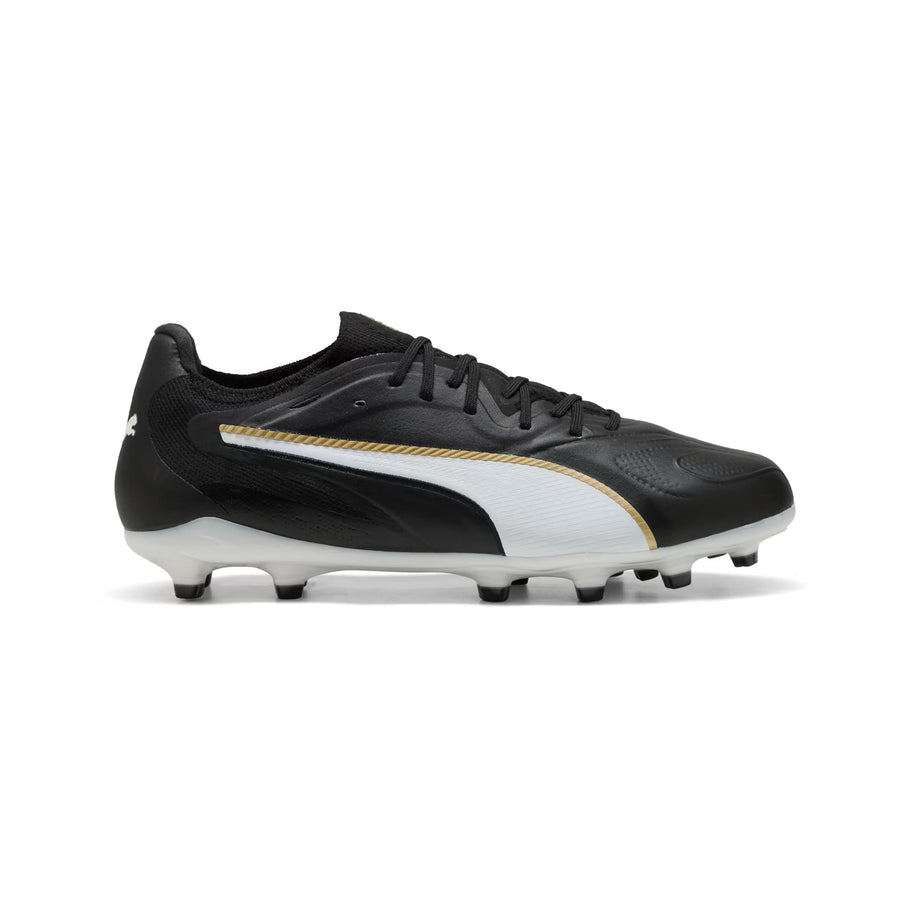 Botas de fútbol Puma King 20 Ultimate FG/AG - Puma Negro/Puma Blanco/Puma Oro