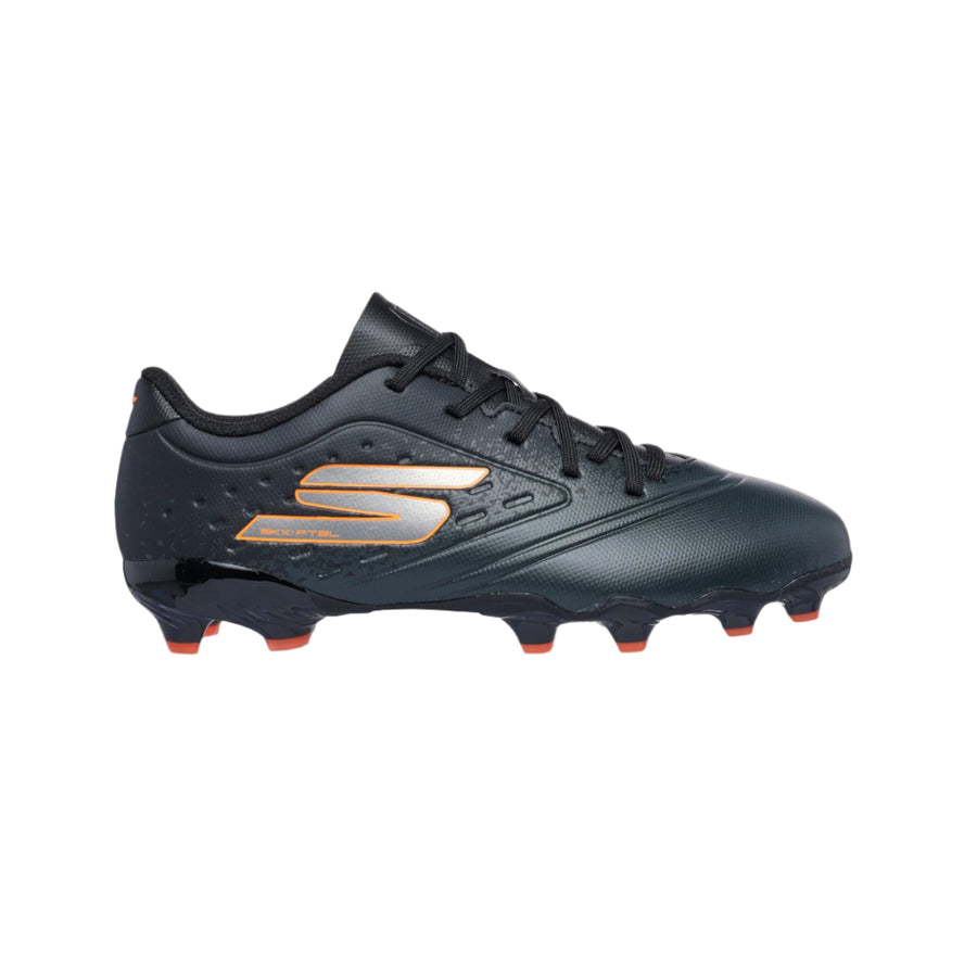 Botas de fútbol Skechers Razor 1.5 Niños FG - Negro/Naranja