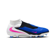 Botas de fútbol Nike Phantom GX II Elite FG - Azul Corredor/Rosa Impactante/Blanco