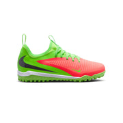 Botas de fútbol Nike Phantom 6 Low Academy TF 'Erling Haaland' Jnr - Punch Caliente/Negro-Verde Neón