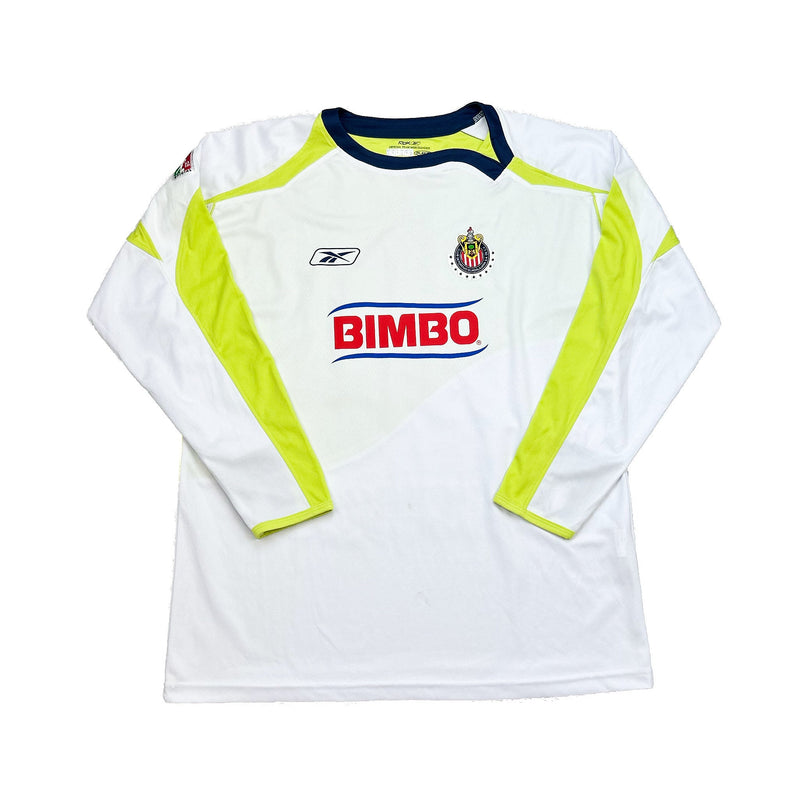 2008/09 Chivas Guadalajara Chicharito #25 L/S Away Shirt (XL) Reebok