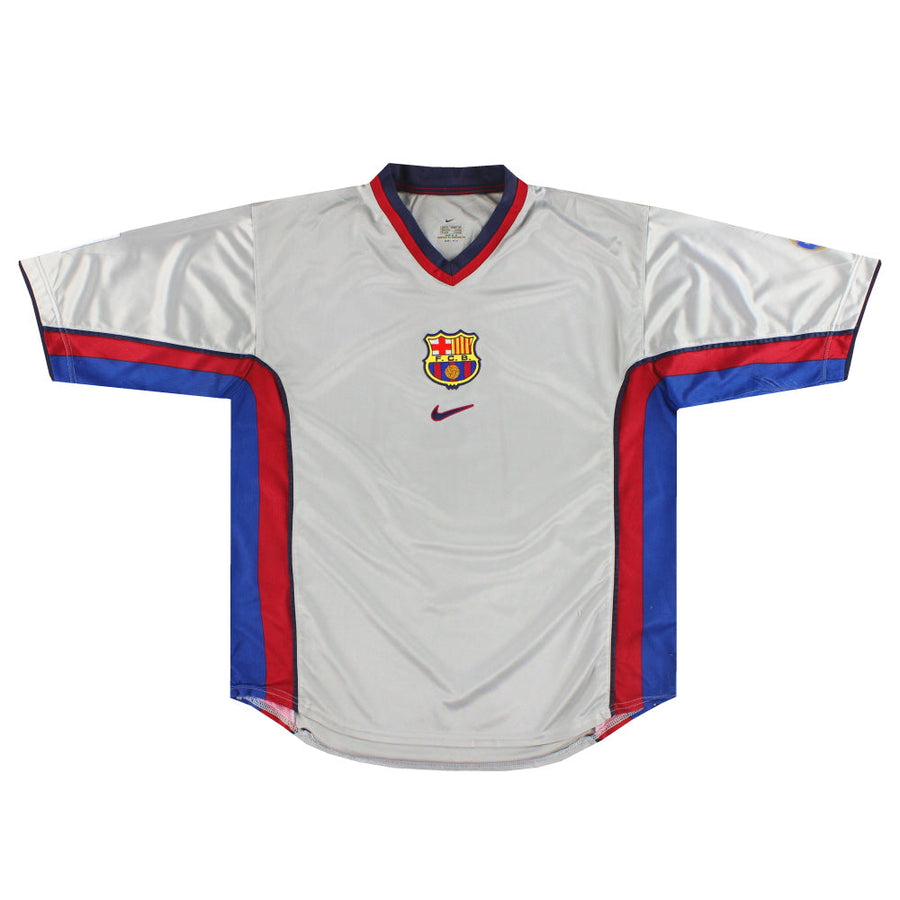 1998-01 Barcelona Nike Camiseta Visitante XXL