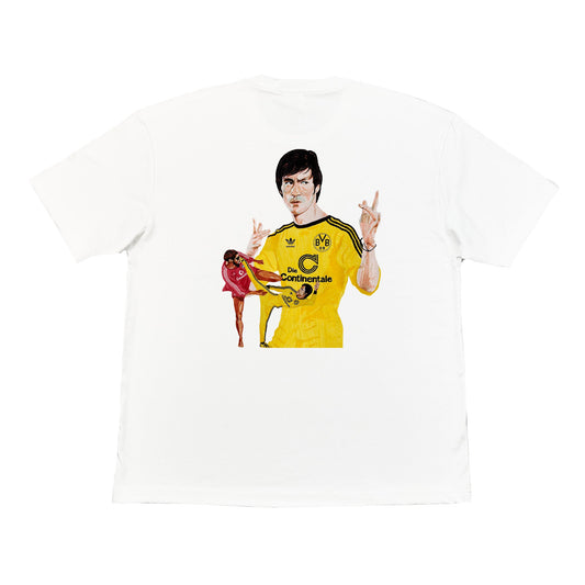 Bruce Lee Hong Kong Pop-Up Graphic Tee, Large / White / Hong Kong