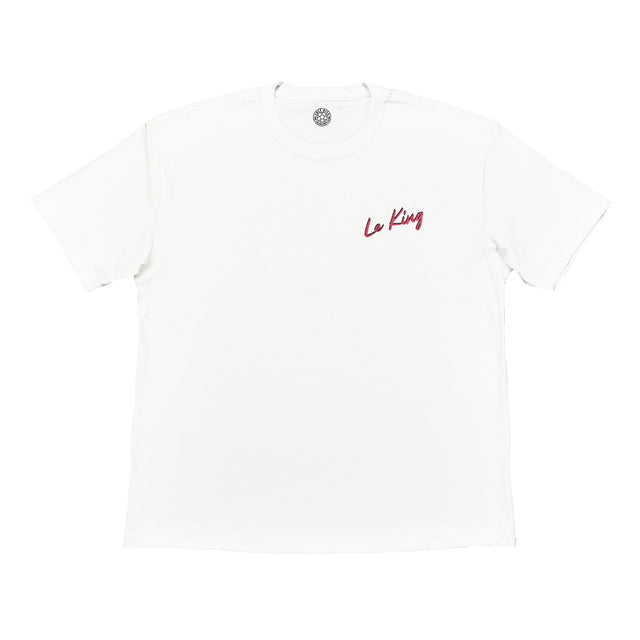 CANTONA 'LE KING' BOOTLEG TEE, Cult Kits, XL / Manchester United / White