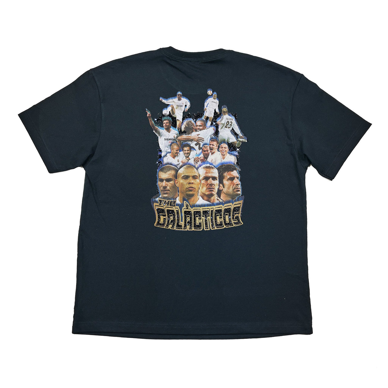 REAL MADRID THE GÁLACTICOS BOOTLEG TEE | Cult Kits, Small / Real Madrid / Black