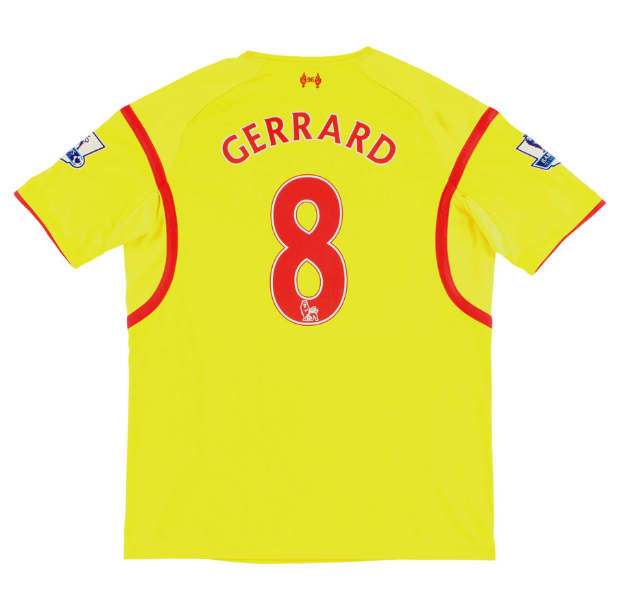 2014-15 Liverpool Warrior Away Shirt Gerrard #8 L