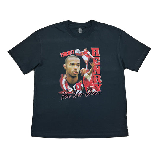 ARSENAL HENRY BOOTLEG TEE, Cult Kits, Large / Arsenal / Black